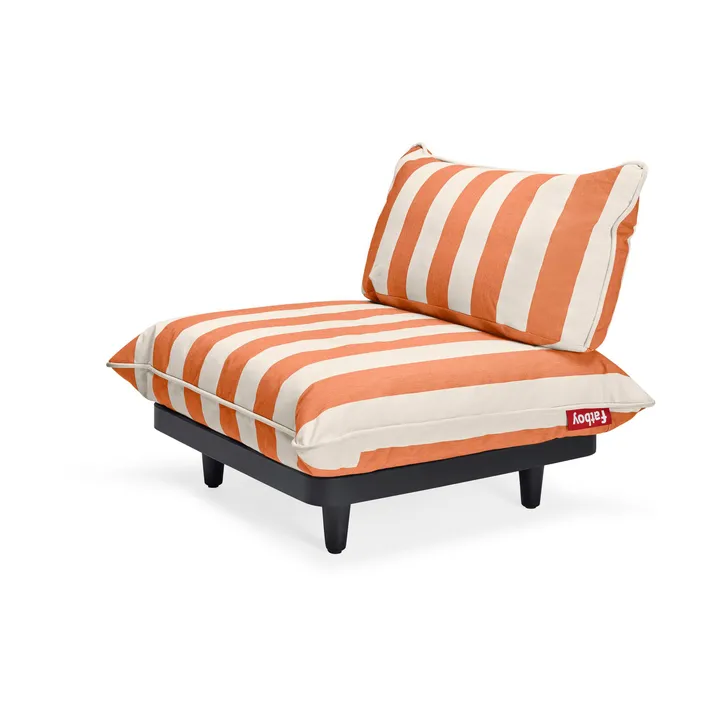 Paletti modulsoffa - Stripe orange creme, mittmodul - Fatboy