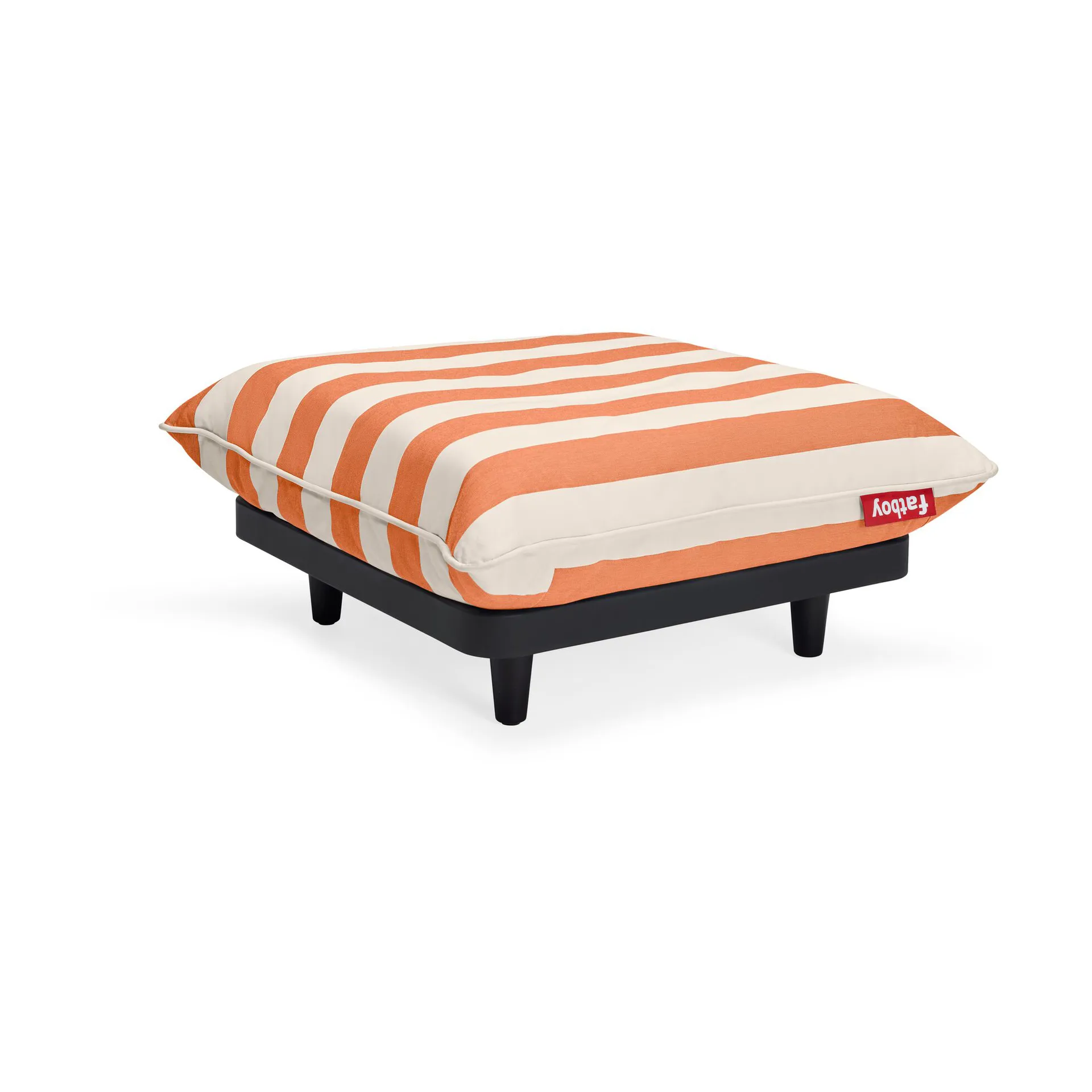 Paletti modulsoffa, Stripe orange creme, pall Fatboy
