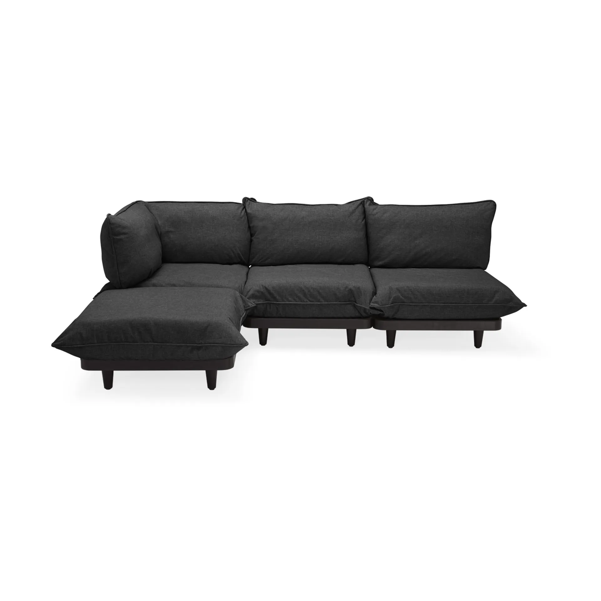Paletti set large thunder grey modulsoffa,  Fatboy