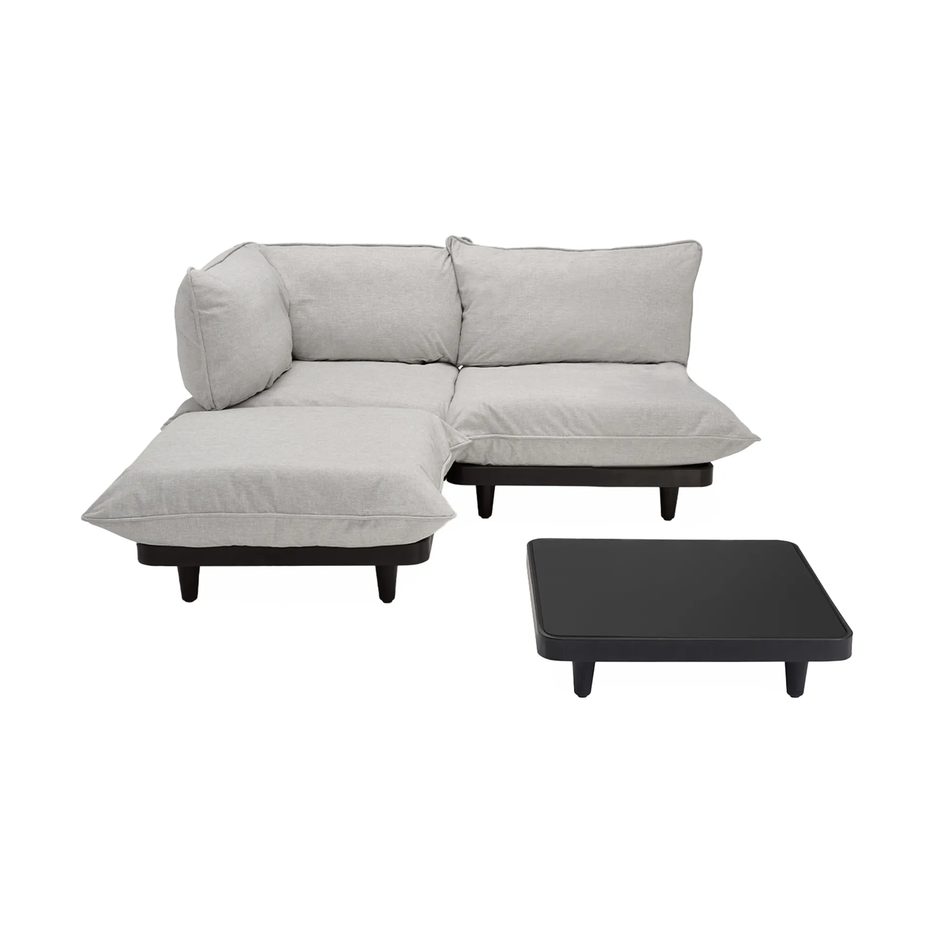 Paletti set medium mist modulsoffa inkl.bord Fatboy
