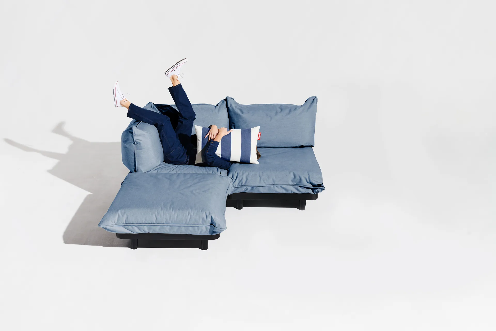 Paletti set medium rock grey modulsoffa,  Fatboy