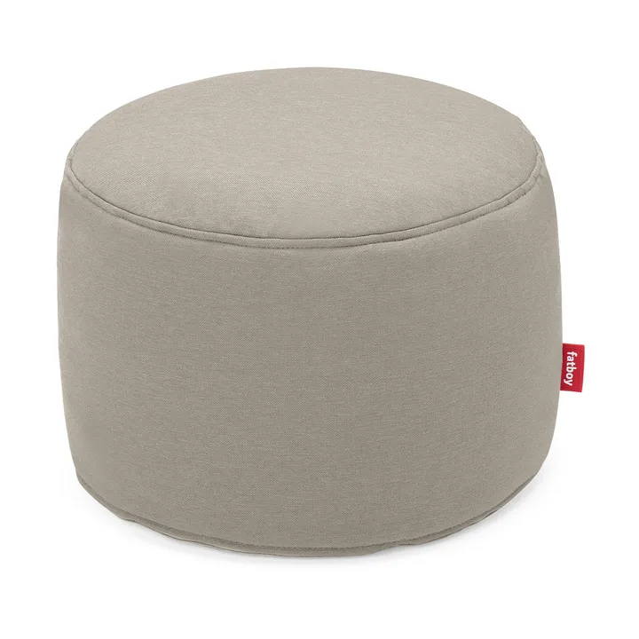 Point outdoor sittpuff - Grey taupe, large, 70x70x40 cm - Fatboy