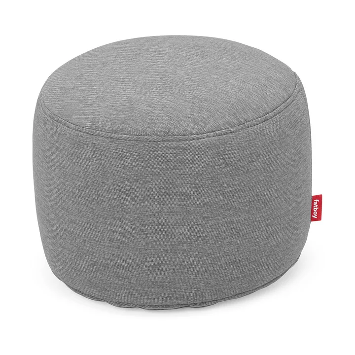 Point outdoor sittpuff - Rock grey, large, 70x70x40 cm - Fatboy
