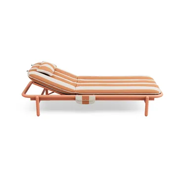 Sunbun dagbädd - Terracotta-stripe orange, 212x97x39 cm - Fatboy