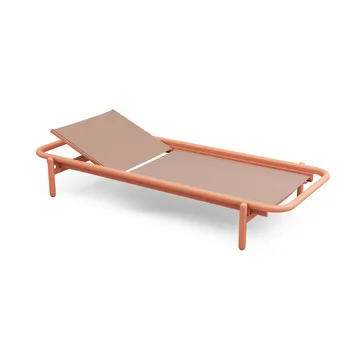Sunbun dagbädd - Terracotta-stripe orange, 212x97x39 cm - Fatboy