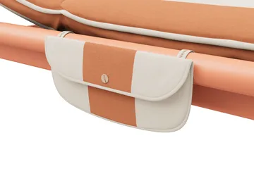 Sunbun dagbädd - Terracotta-stripe orange, 212x97x39 cm - Fatboy