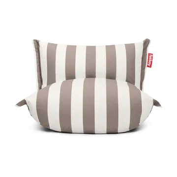 The BonBaron outdoor fåtölj - Stripe cacao, 120x120x75 cm - Fatboy