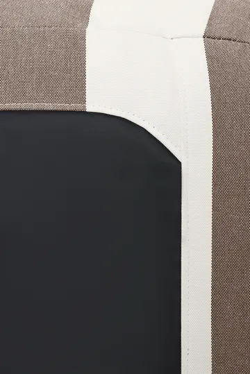 The BonBaron outdoor fåtölj - Stripe cacao, 120x120x75 cm - Fatboy