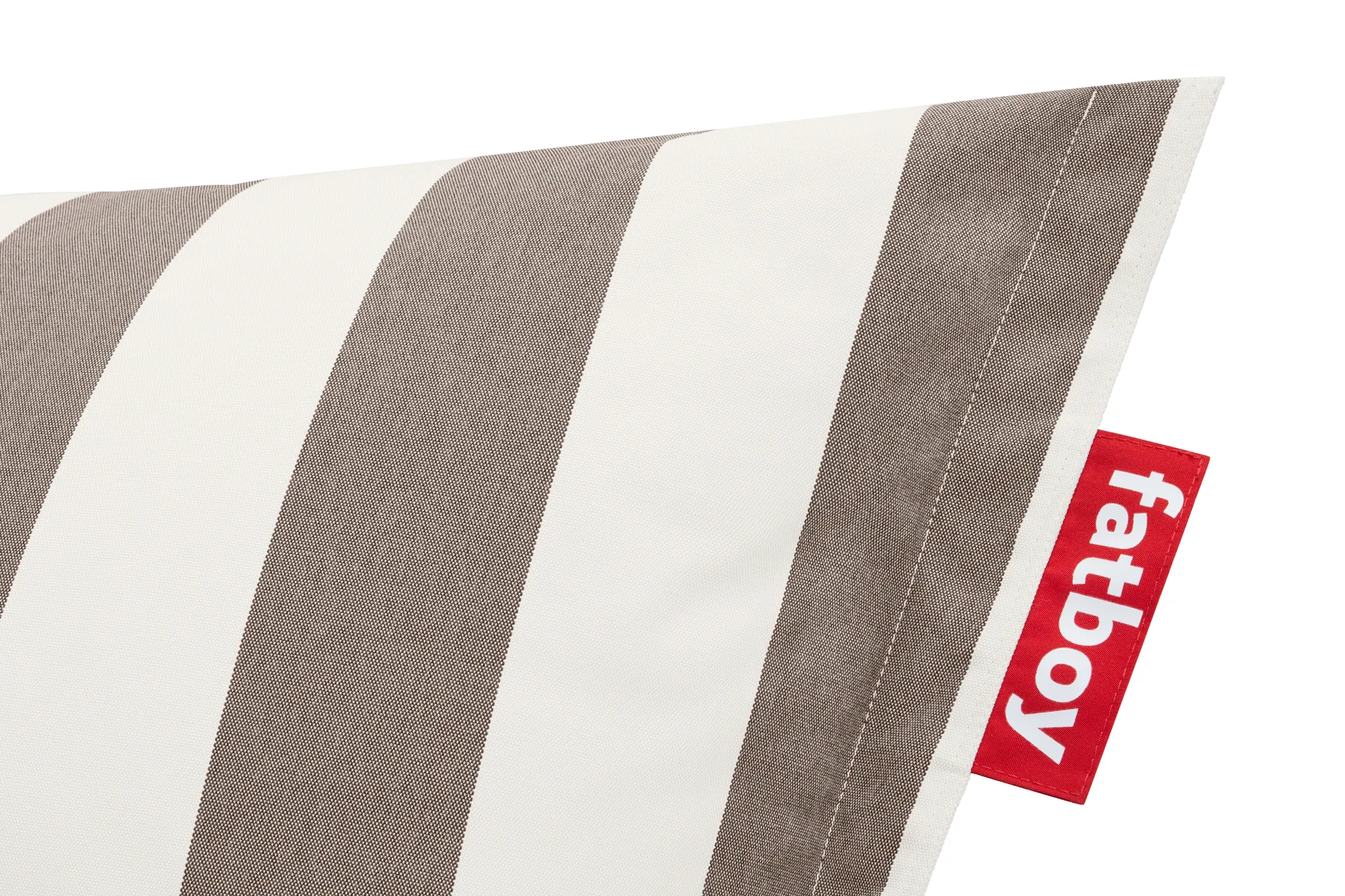 The BonBaron outdoor fåtölj, Stripe cacao, 120x120x75 cm Fatboy