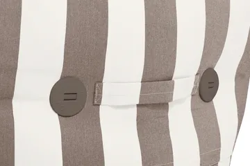 The BonBaron outdoor fåtölj - Stripe cacao, 120x120x75 cm - Fatboy