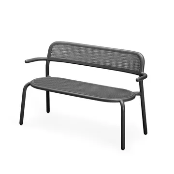 Toni Bankski soffa 124x54x77,5 cm - Anthracite - Fatboy