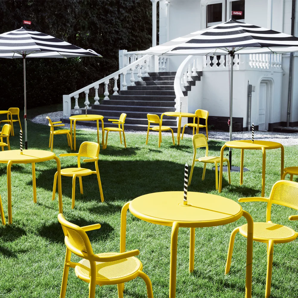 Toni Bistreau bord Ø80 cm, anthracite Fatboy