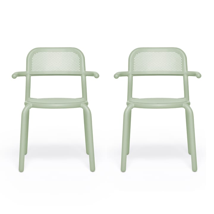 Toni karmstol 2-pack - Mist green - Fatboy