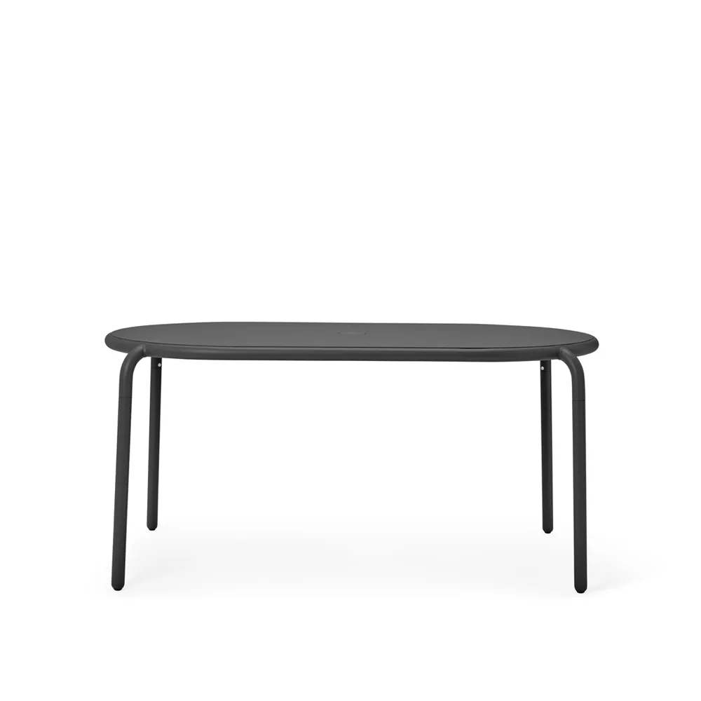 Toni Tavolo matbord ovalt 160x90 cm, anthracite Fatboy