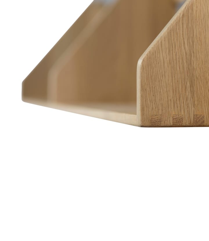 B5 hylla 21x100 cm, Oak nature lacquered FDB Møbler