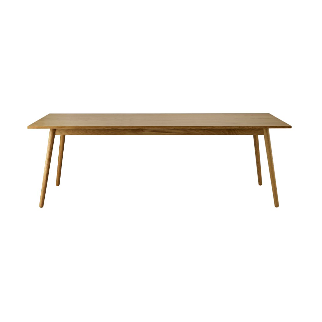 FDB Mobler C35C matbord 95x220 cm Oak nature-oak nature lacquered