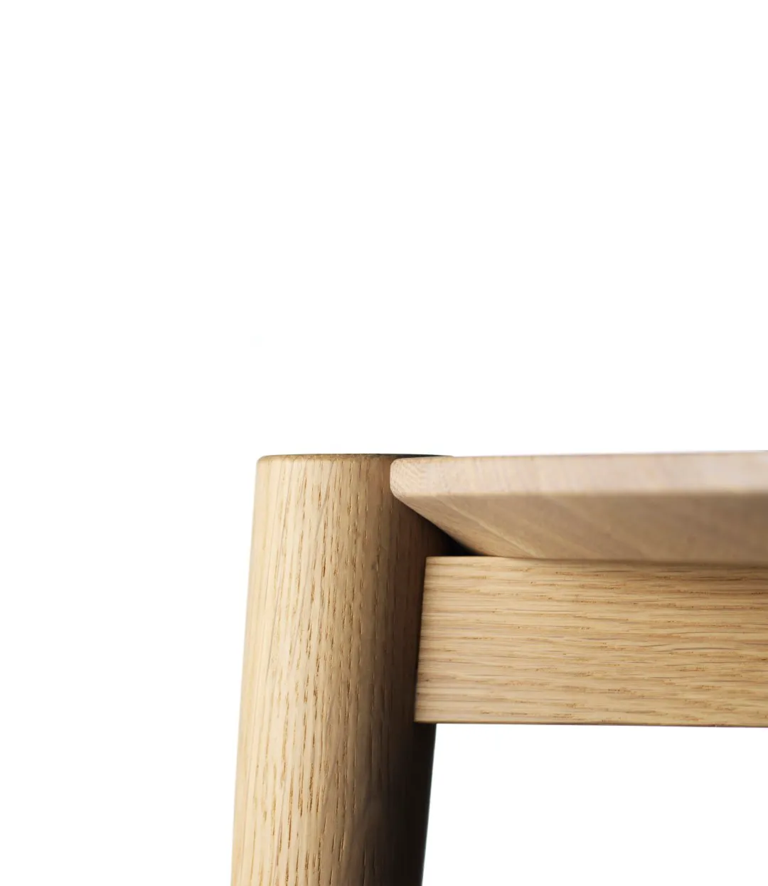 D102 Søs soffbord Ø55 cm, Oak nature lacquered FDB Møbler