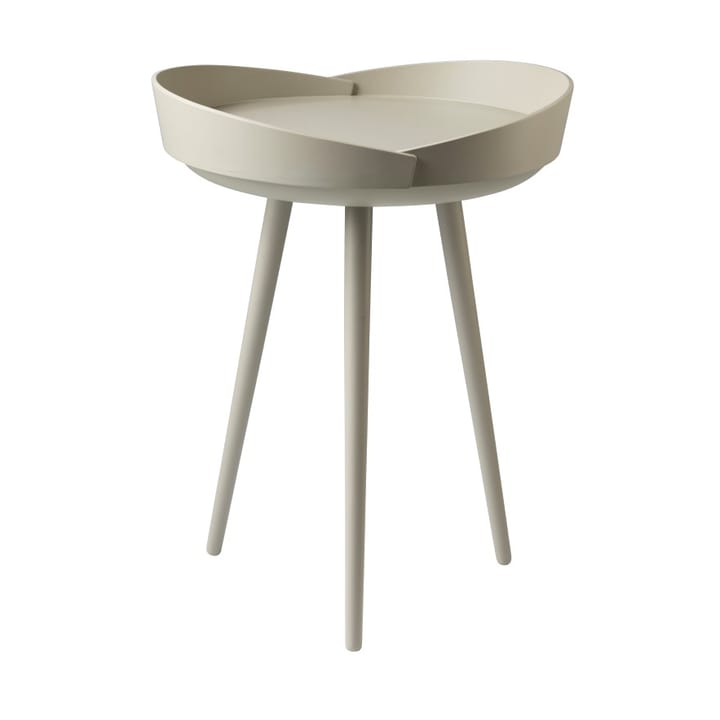 D106 Bakkedal brickbord Ø38 cm - Beech silk grey painted - FDB Møbler