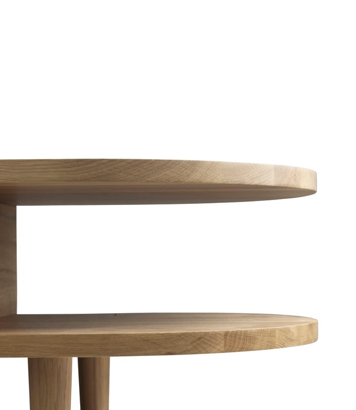 F24 Radius bänk, Oak nature lacquered 45x145 cm FDB Møbler