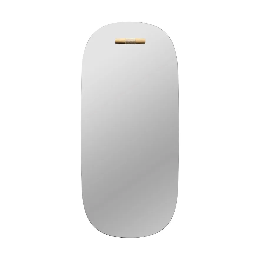 I4 Birksø väggspegel, Oak nature lacquered 50x110 cm FDB Møbler