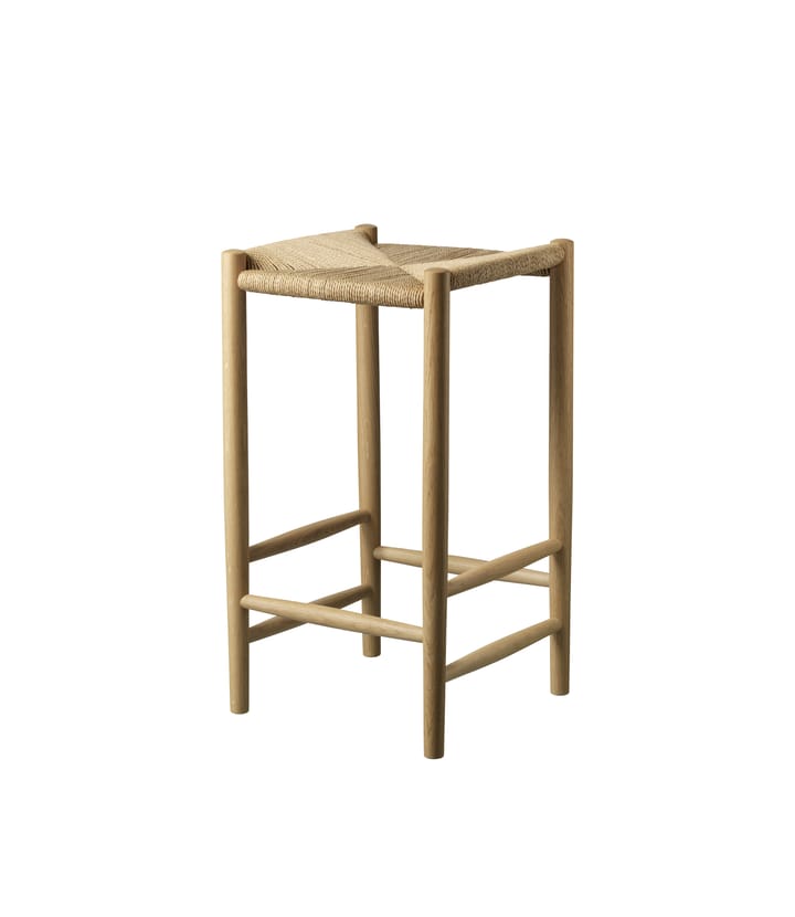 J164C Counter Squared barpall, Oak nature lacquered FDB Møbler