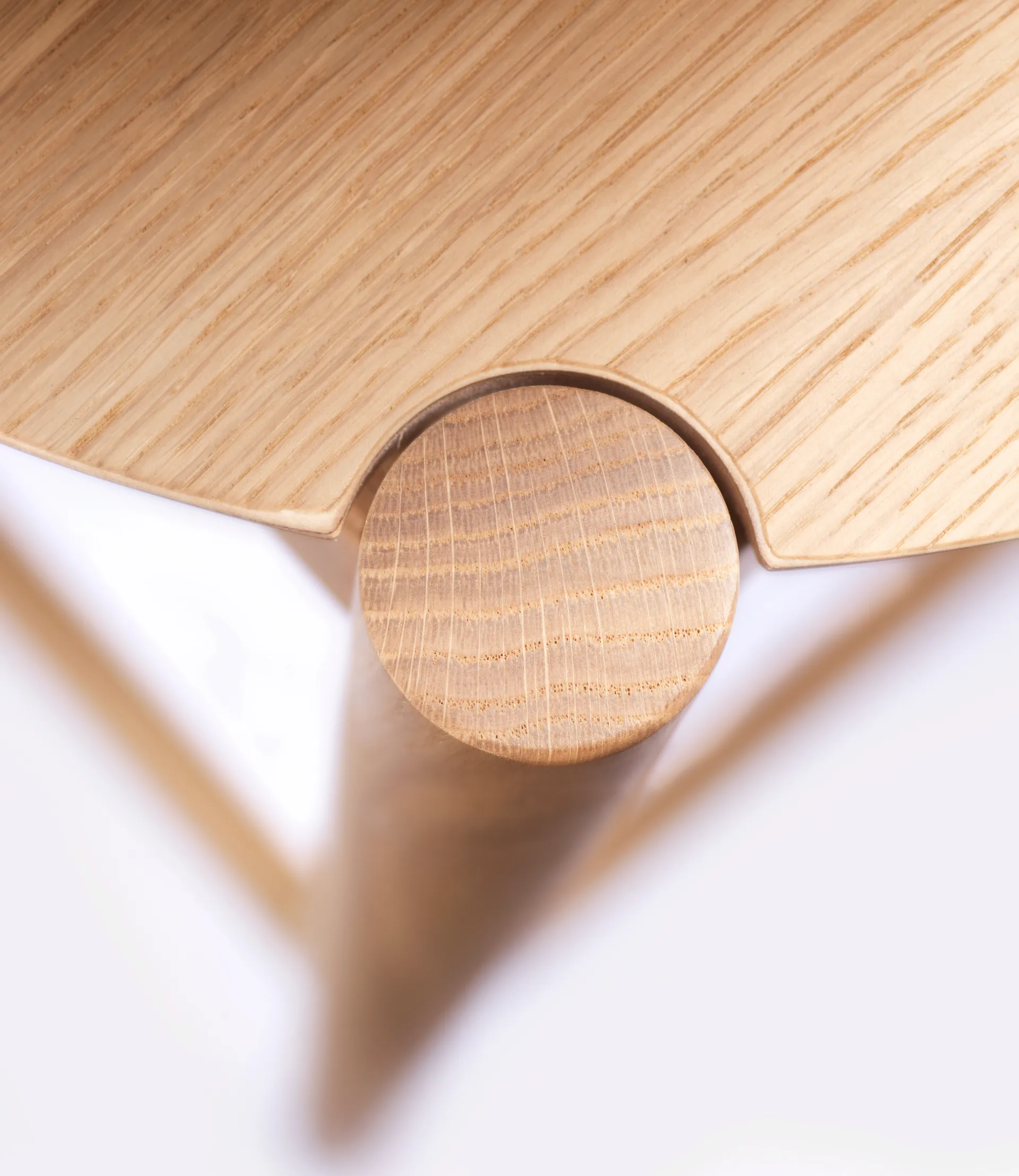 J184 Øst barstol 75 cm, Oak nature lacquered FDB Møbler