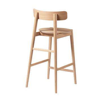 J185 Øst barstol 65 cm - Oak nature lacquered - FDB Møbler