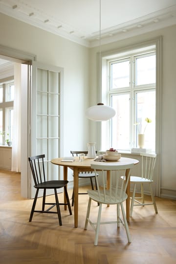 J46 stol - Beech dark blue painted - FDB Møbler
