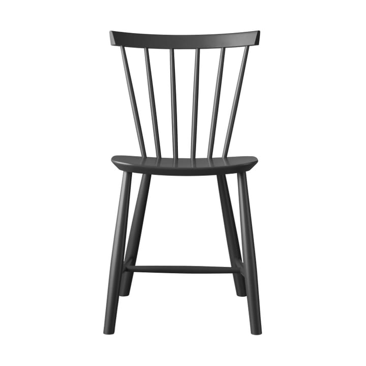J46 stol, Beech dark grey painted FDB Møbler