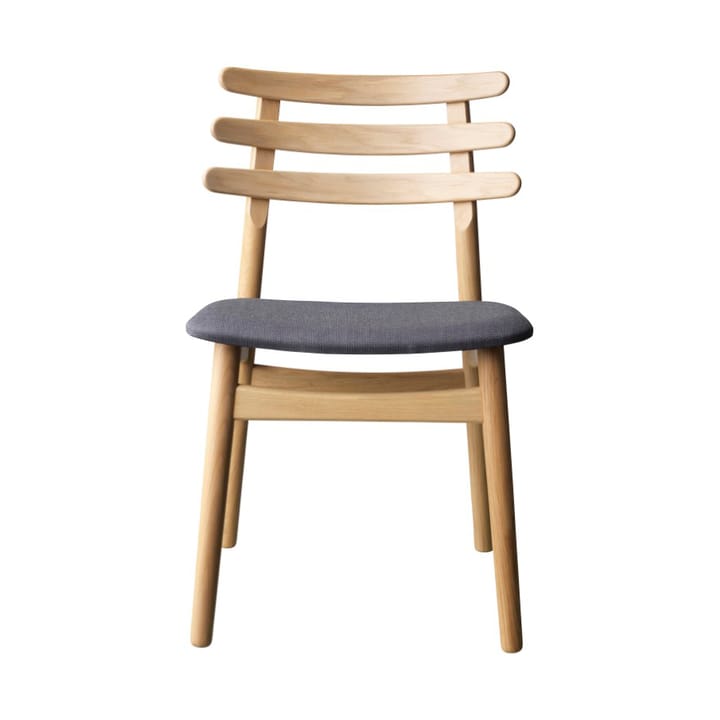 J48 stol - Oak nature lacquered-antracit - FDB Møbler
