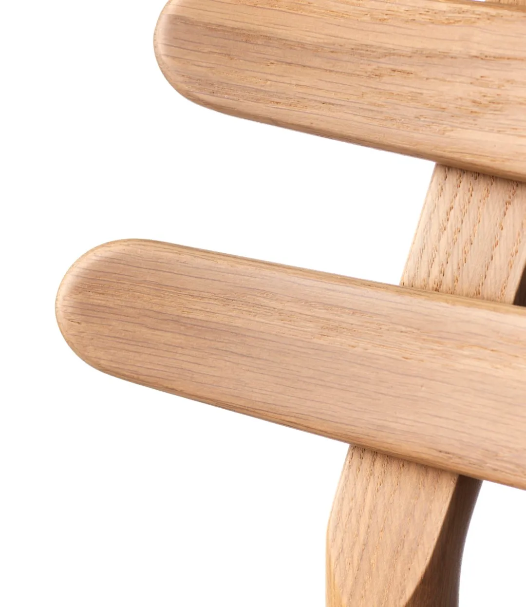 J48 stol, Oak nature lacquered-antracit FDB Møbler