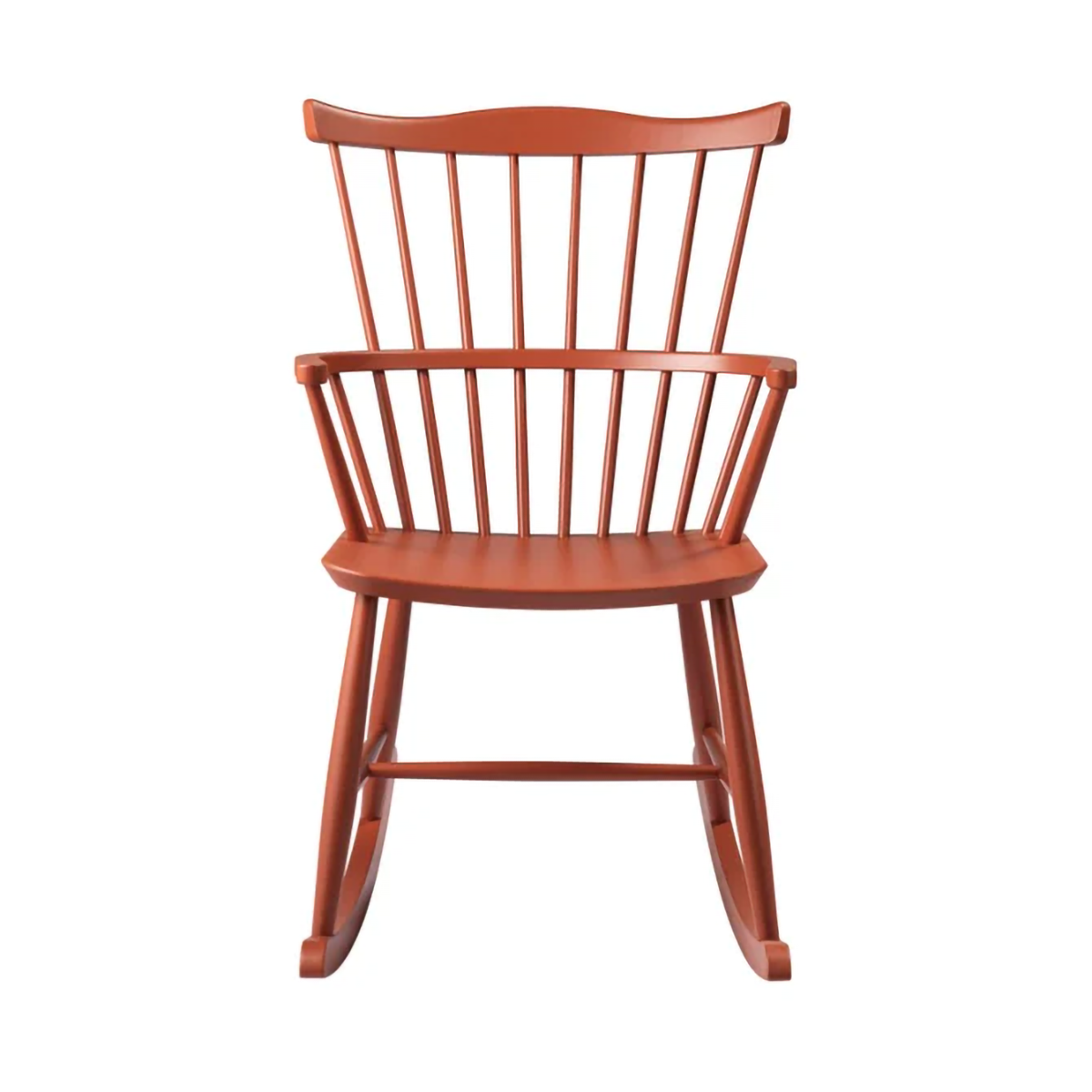 FDB Mobler J52G gungstol Brick red | Skandinavisk Design | Stolar | Röd