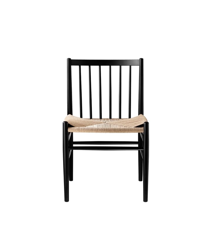J80 stol - Beech black painted-nature - FDB Møbler