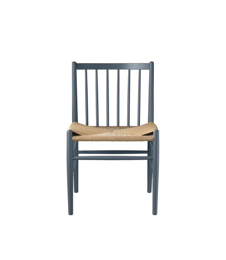 J80 stol - Beech blue grey painted-nature - FDB Møbler