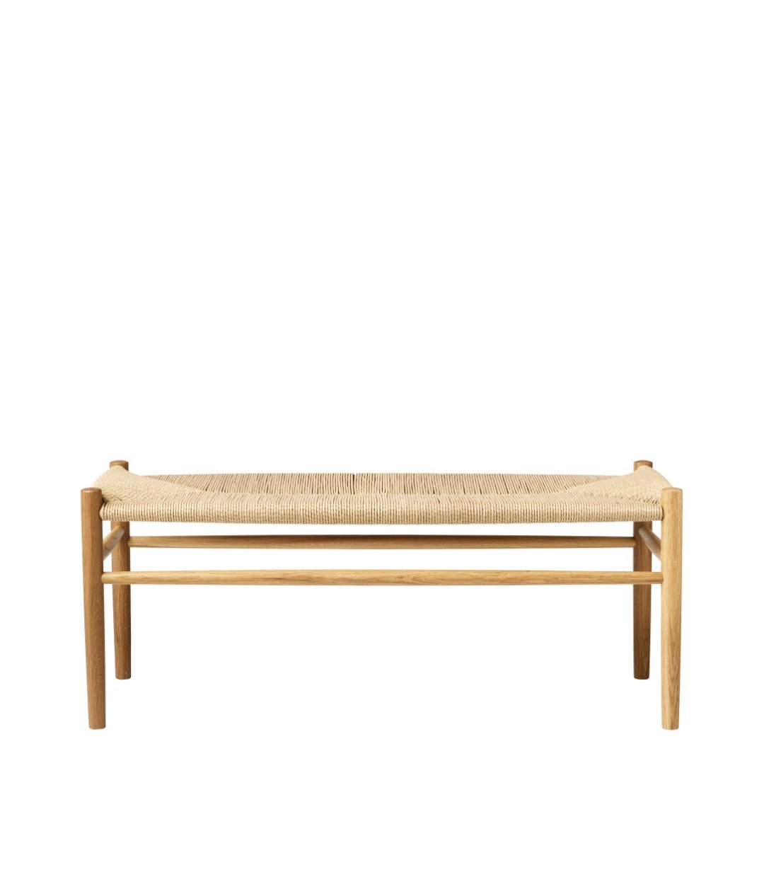 FDB Mobler J83B 37x100 cm bänk Oak nature lacquered-nature