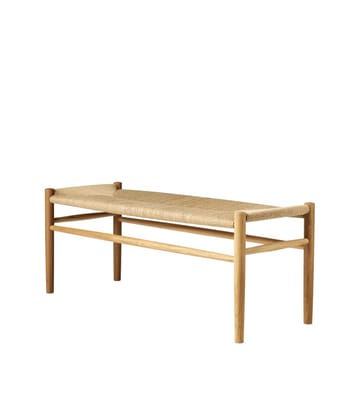 J83B 37x100 cm bänk - Oak nature lacquered-nature - FDB Møbler