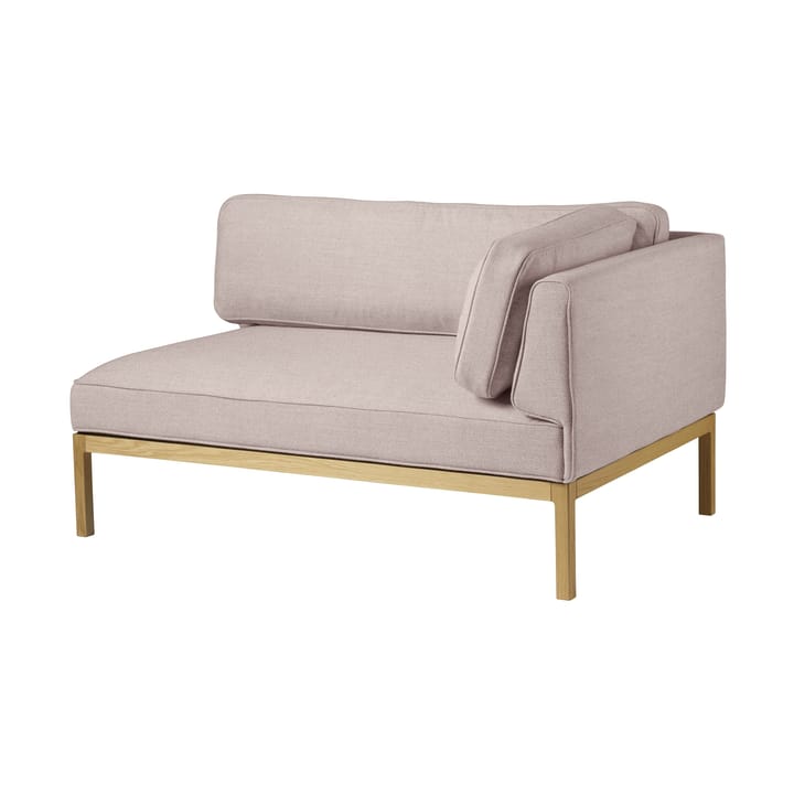 L37 7-9-13 soffmodul höger hörn 130 cm, Stone-lacquered oak FDB Møbler