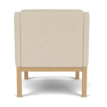 L46 MK155 easy chair karmstol - Lackerad ek-tyg beige - FDB Møbler
