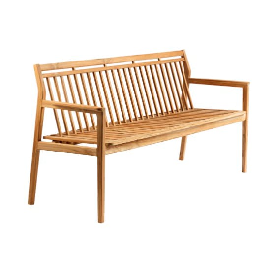 M11 Sammen 3-sits bänk, Teak-nature oiled FDB Møbler