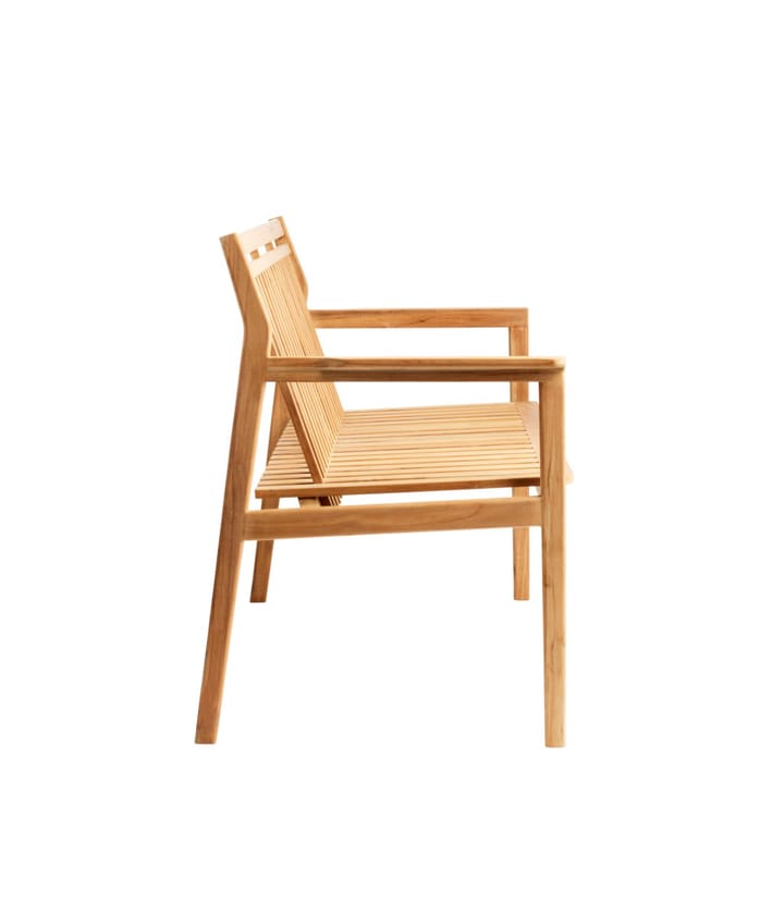 M12 Sammen 2-sits bänk, Teak-non treated FDB Møbler