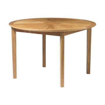 M27 Sammen trädgårdsbord Ø120 cm - Teak solid oiled - FDB Møbler