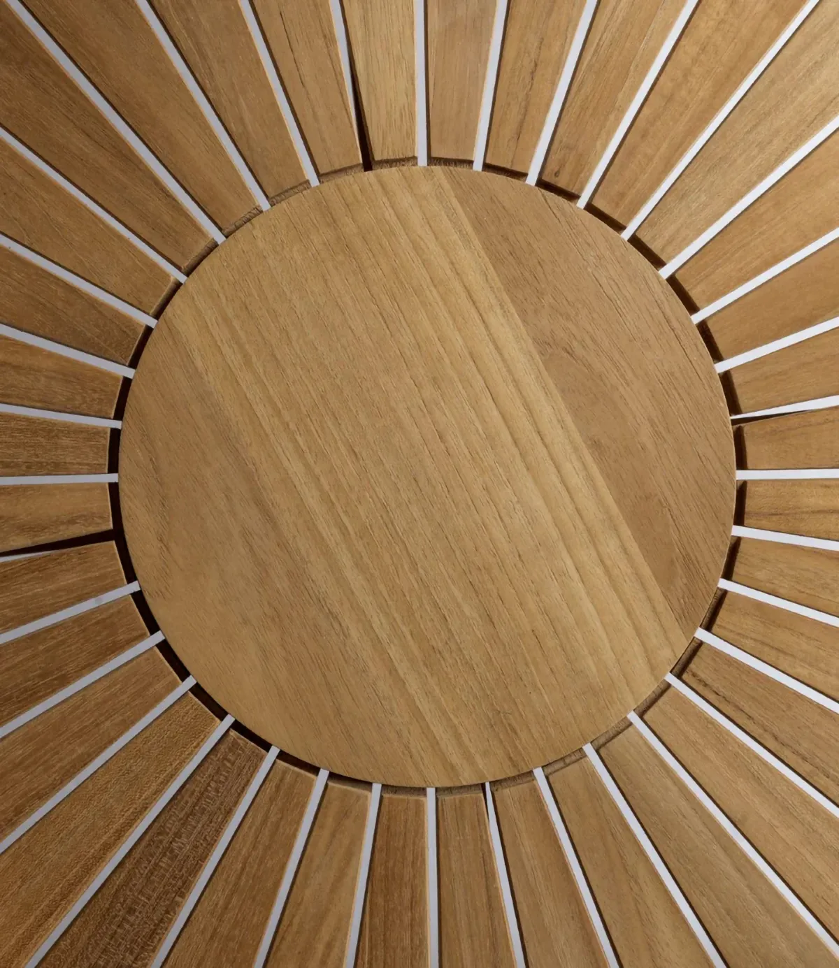 M27 Sammen trädgårdsbord Ø120 cm, Teak solid oiled FDB Møbler