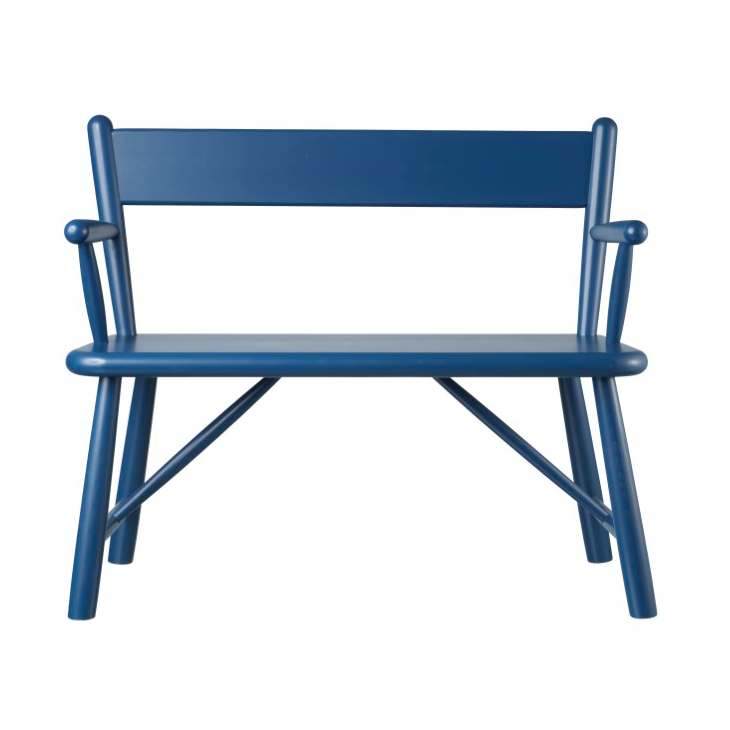 FDB Mobler P11 barnbänk Beech blue painted | Skandinavisk Design | Bänkar | Blå