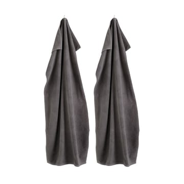 R33 Kirkeby badhandduk 2-pack - Granite gray - FDB Møbler
