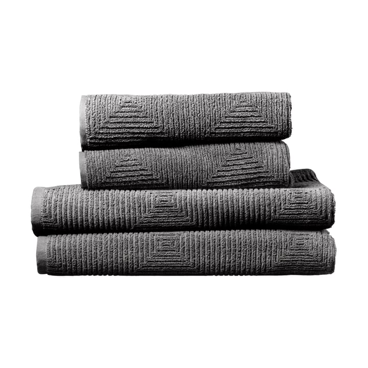 R33 Kirkeby handduksset 4 delar - Granite gray - FDB Møbler