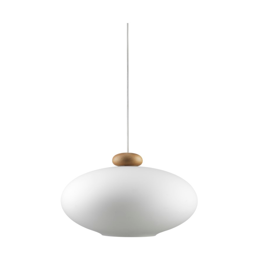 FDB Mobler U3 Hiti pendel Opal glass-oak nature lacquered