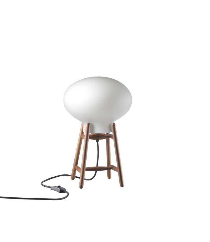 U4 Hiti bordslampa - Opal-walnut nature lacquered - FDB Møbler