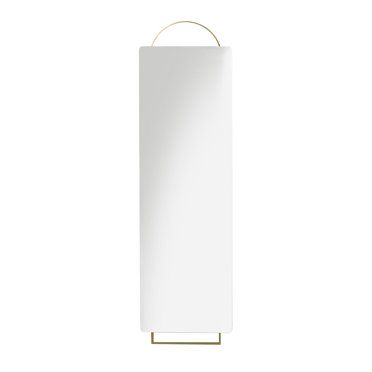 Ferm Living Adorn spegel 159x45 cm Mässing | Skandinavisk Design | Väggspeglar | Guldfärgad