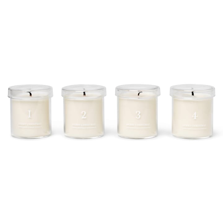 Adventsljus med doft 4-pack - Vit - Ferm LIVING