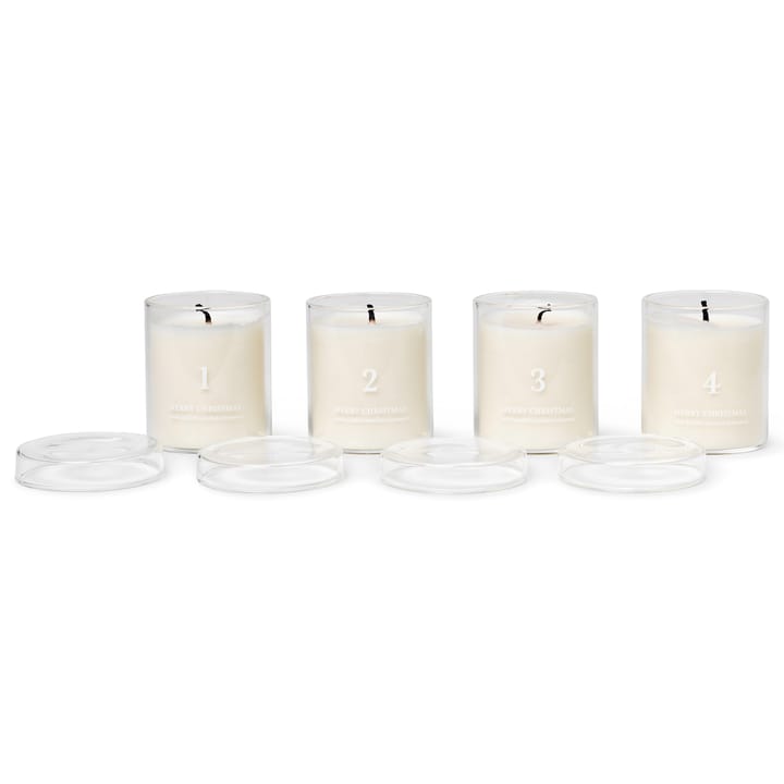 Adventsljus med doft 4-pack, Vit Ferm Living